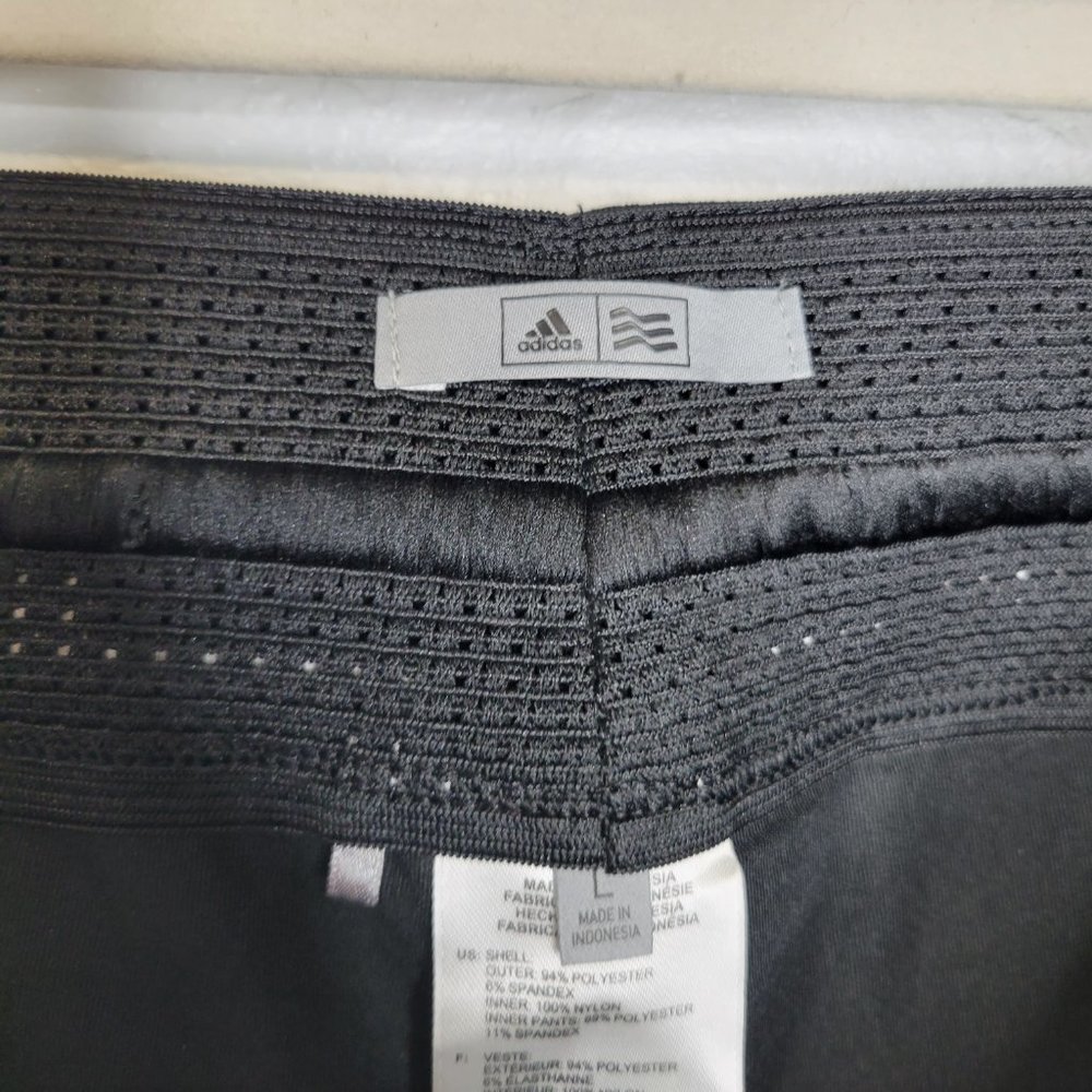 Adidas Women's Large Skort Black White Polka Dot - Picture 6 of 7